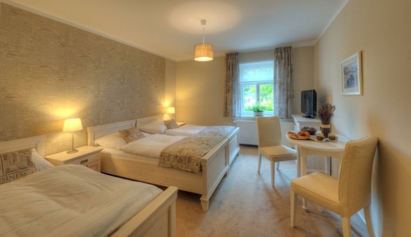 Hotel PANSKÝ DŮM  Nové Město na Moravě - Čtyřlůžkový apartmán s kuchyňkou, Dvoulůžkový Superior + 2 přistýlky